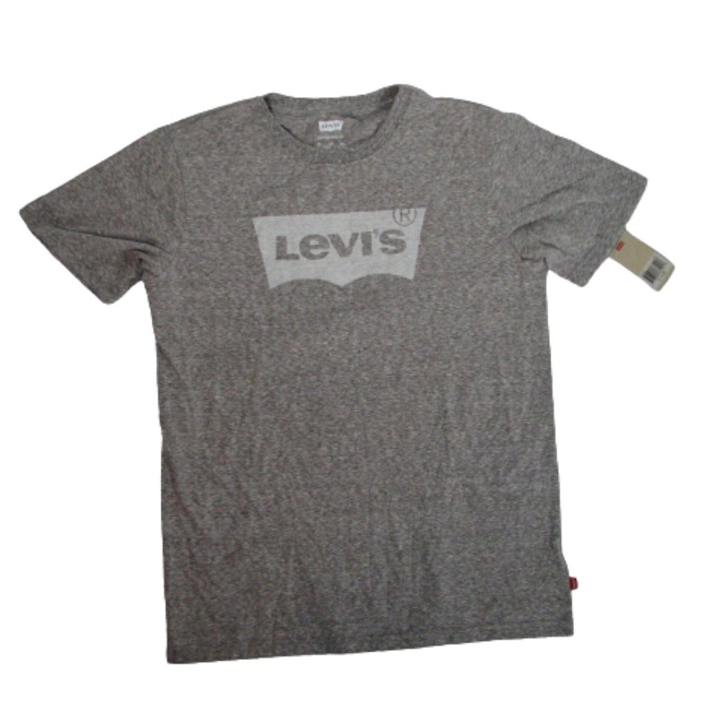 Levi's Logo T-shirt Gray Heather XL Boys NEW